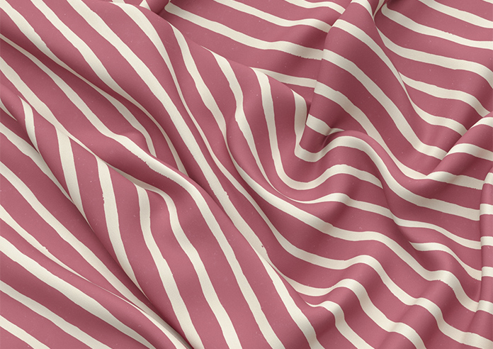 Vintage Stripe, Bowler Red - Made to Measure Curtains - Image 4